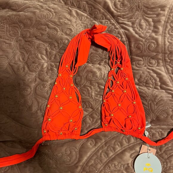 MILOS BASIC RUCHED BOTTOMS SIZE MEDIUM/RED NEW W/ TAGS - Picture 9 of 9